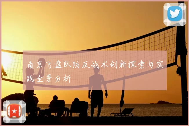南京飞盘队防反战术创新探索与实践全景分析