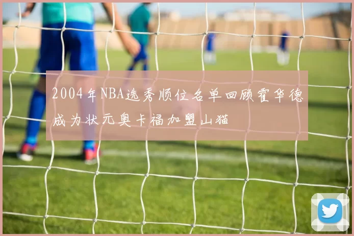 2004年NBA选秀顺位名单回顾霍华德成为状元奥卡福加盟山猫